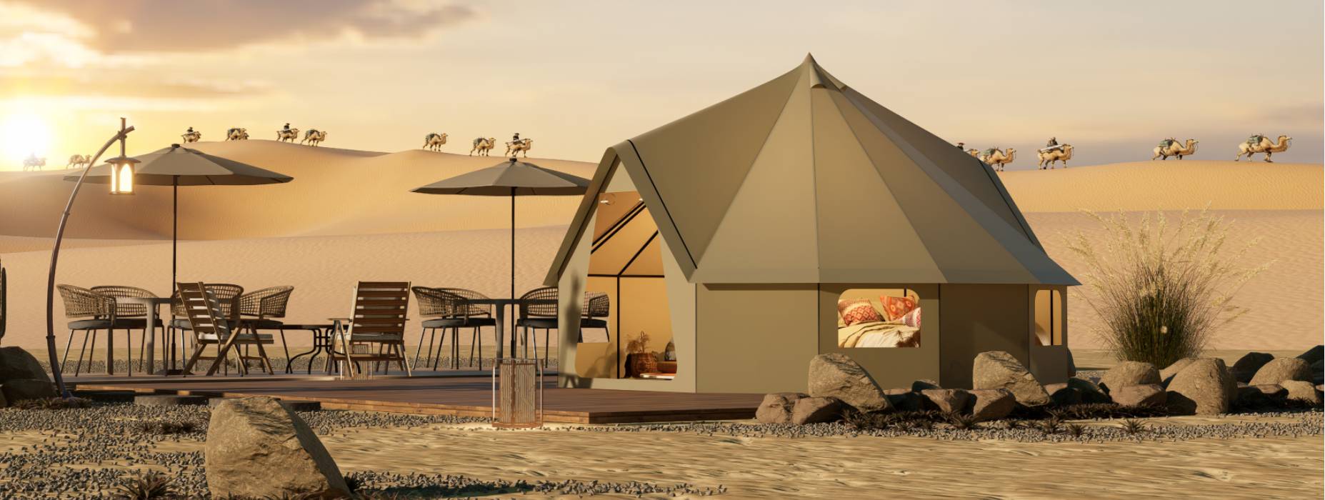 稻城县露营酒店帐篷产品